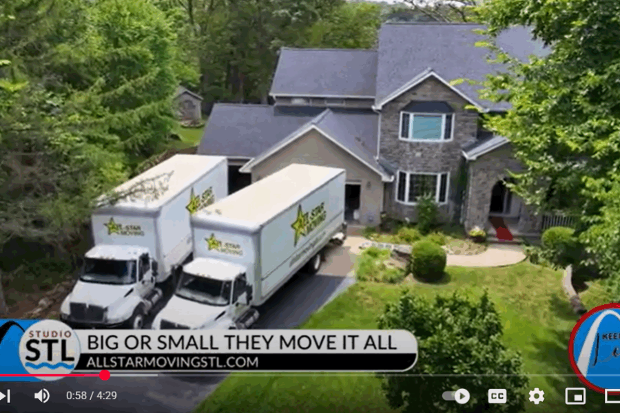 screenshot of video about All-Star Moving