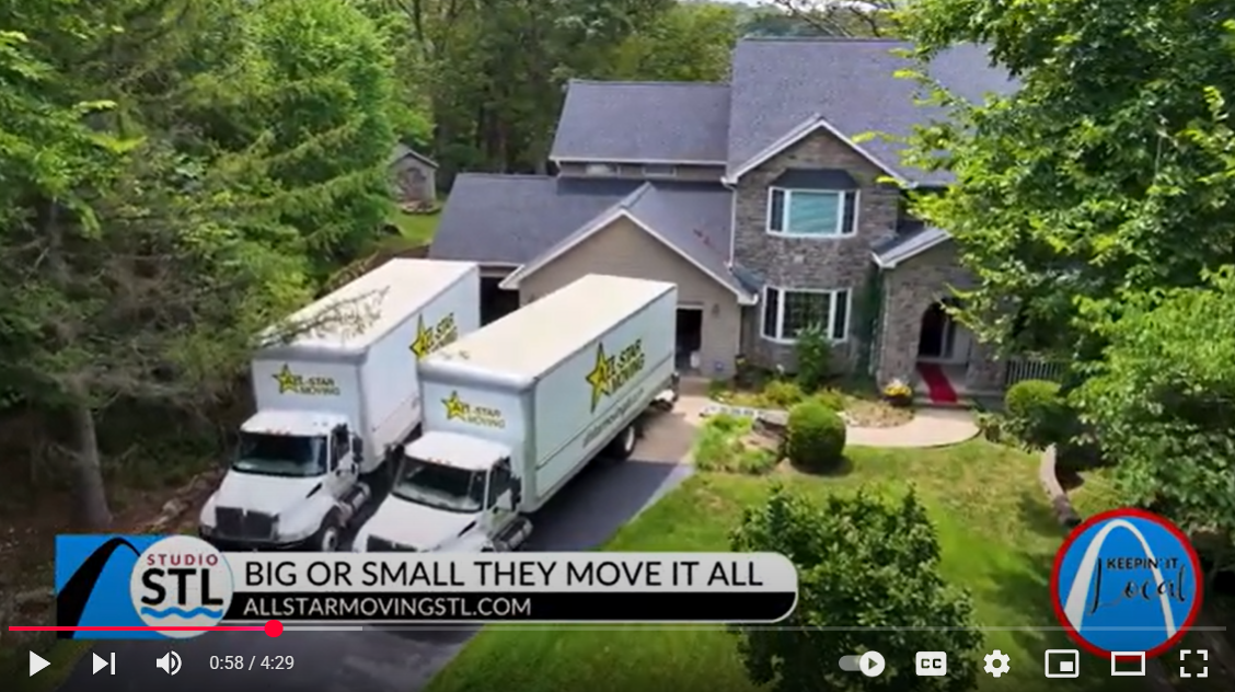 screenshot of video about All-Star Moving